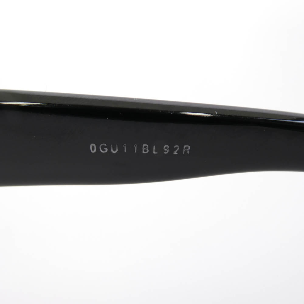 GUCCI グッチ GG1341O インターロッキングGテンプル フレーム アイウェア メガネ 眼鏡 ブラック系【中古】