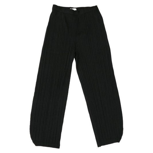PLEATS PLEASE プリーツプリーズ イッセイミヤケ PP53-JF203 プリーツ イージー パンツ ブラック系 サイズ表記なし【中古】