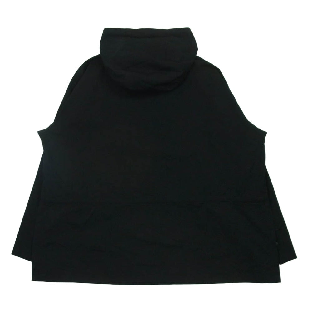 シーシーピー JK-CB106 PULLOVER HOODY プルオーバー フーディー ナイロン パーカー 日本製 ブラック系 L【中古】