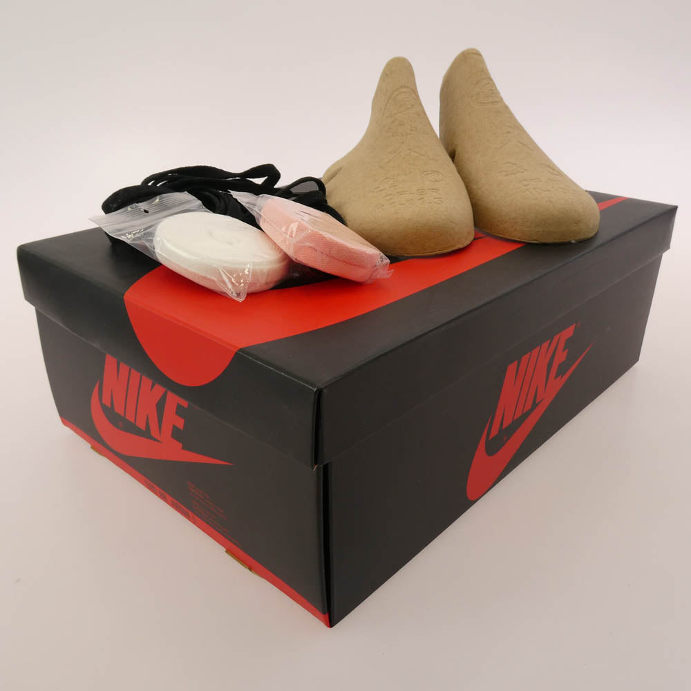 NIKE ナイキ 555088-108 AIR JORDAN 1 HIGH OG Bleached Coral エアジョーダン 1 ブリーチド コーラル ハイカット スニーカー ホワイト系 ブラック系 28cm【中古】