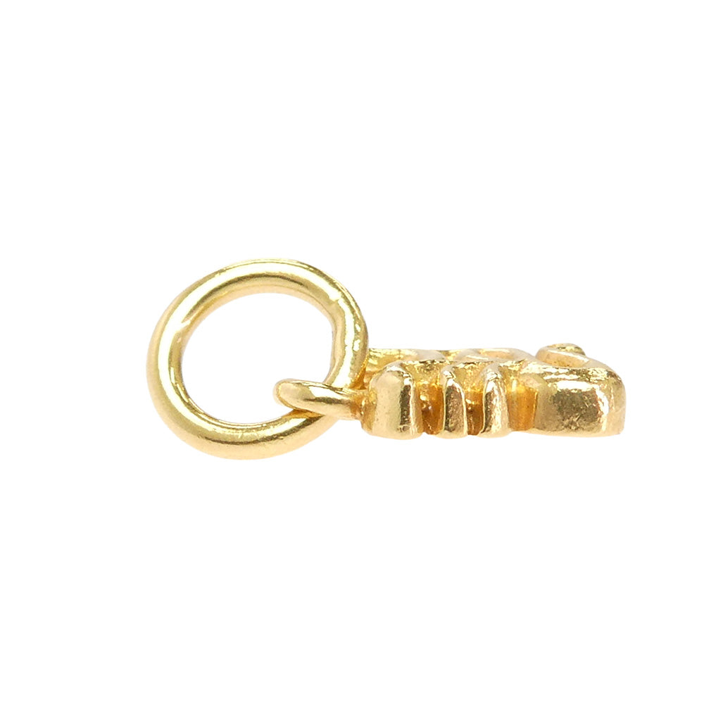 CHROME HEARTS クロムハーツ（原本有） 22K STACK ALPHABET CHARM アルファベット スタック チャーム Yイニシャルチャーム ペンダント トップ ゴールド系【中古】