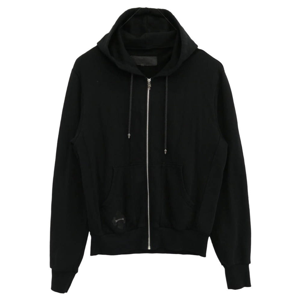 CHROME HEARTS クロムハーツ（原本無） SWTSHRT HD ZIP CHプラス パッチ ダガージップパーカー ブラック系 M【中古】