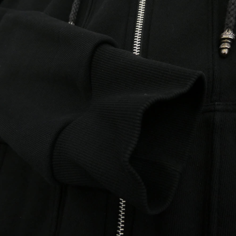 CHROME HEARTS クロムハーツ（原本無） SWTSHRT HD ZIP CHプラス パッチ ダガージップパーカー ブラック系 M【中古】
