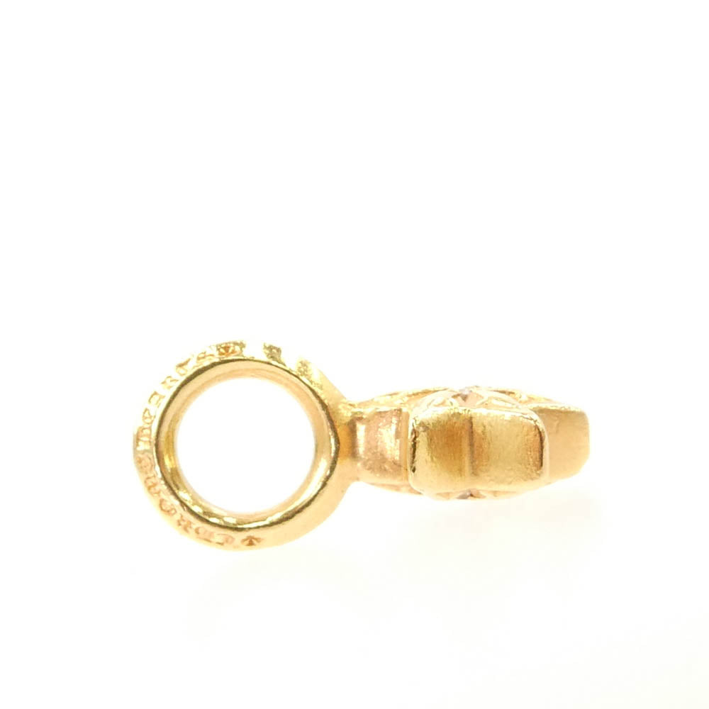 CHROME HEARTS クロムハーツ（原本無） 22K STACK STAR V2 1PD ダイヤ スタースタックチャーム ペンダント トップ ゴールド系【中古】