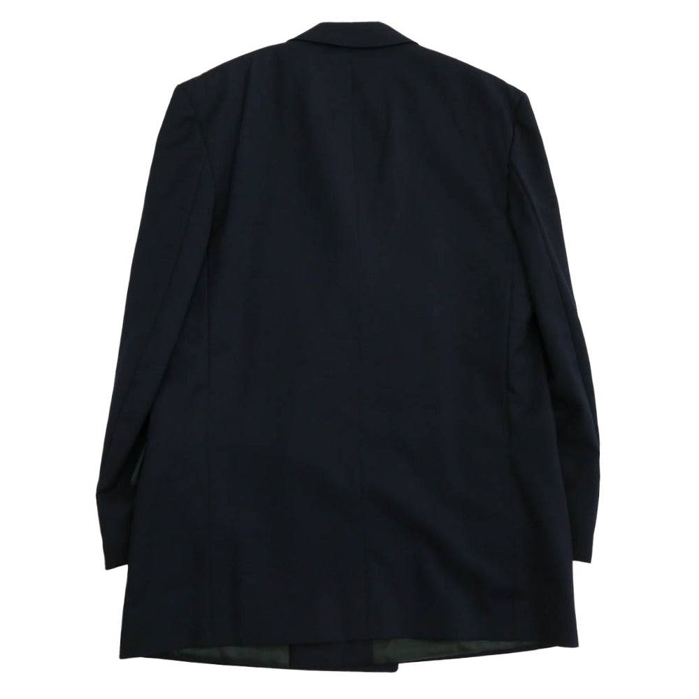 YVES SAINT LAURENT イヴサンローラン old カナダ製 オールド テーラード ジャケット 紺ブレ ネイビー系【中古】