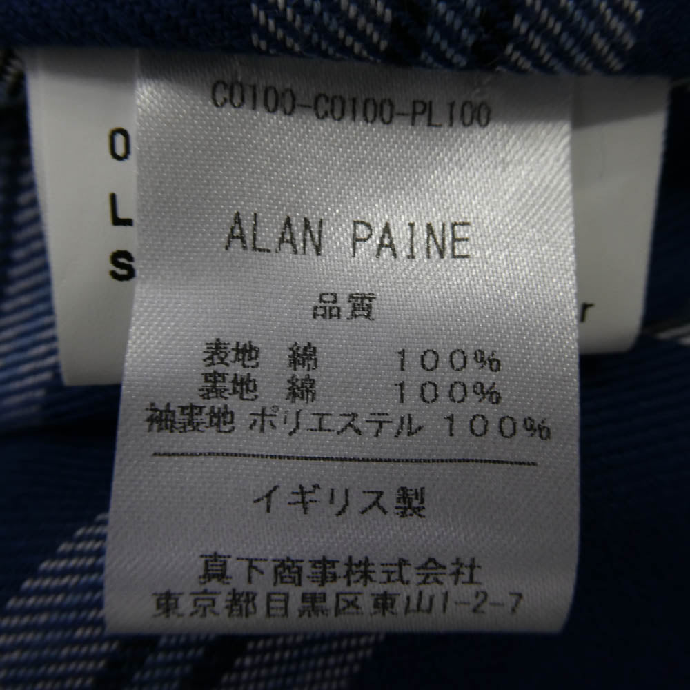 アランペイン GORDON 3/4 LENGTH RAINCOAT ワックスコットン レインコート コート ブラック系 M【中古】