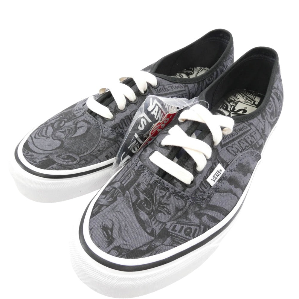 NEIGHBORHOOD ネイバーフッド VN0A38EN00G ×VANS バンズ MISTER CARTOON AUTHENTIC 44 DX ミスター カートゥーン オーセンティック ローカット スニーカー ブラック系 28cm【新古品】【未使用】【中古】