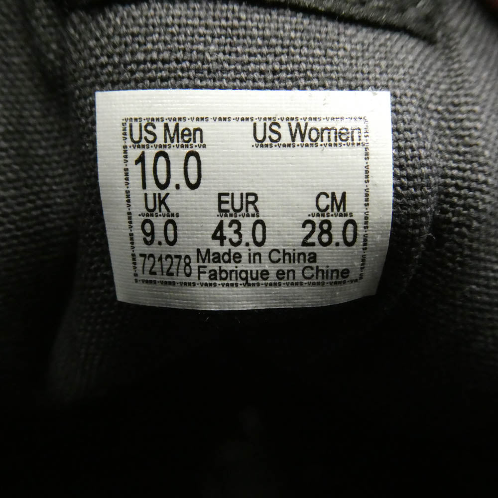 NEIGHBORHOOD ネイバーフッド VN0A38G200G ×VANS バンズ MISTER CARTOON OLD SKOOL 36 DX カートゥーン オールド スクール ローカット スニーカー ブラック系 28cm【新古品】【未使用】【中古】