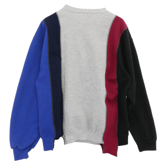 Needles ニードルス Rebuild by Needles リビルド バイ ニードルズ REMAKE リメイク 再構築 クルーネック スウェット M【中古】