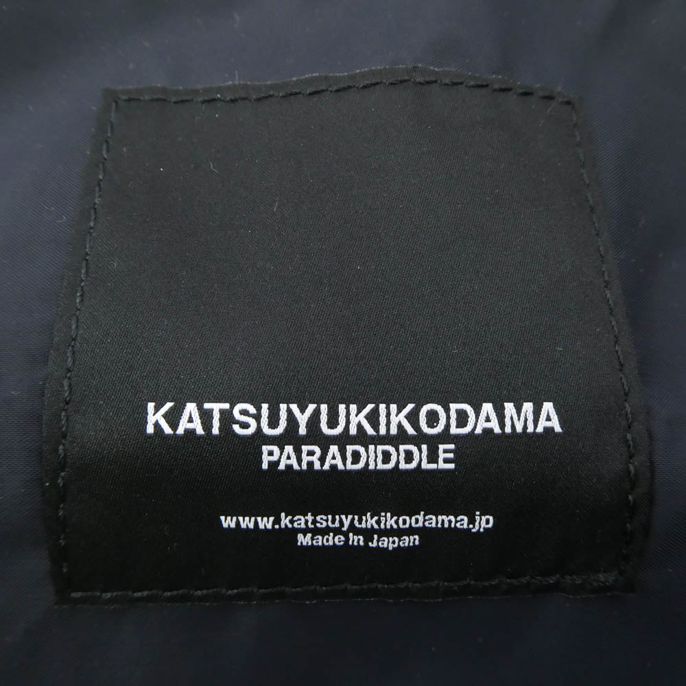 カツユキコダマ 19956-11060 ナイロン デイパック バックパック リュックサック ブラック系【美品】【中古】