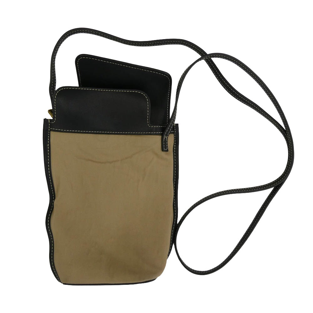 TOMORROWLAND トゥモローランド ×The Dilettante ザ ディレッタント サコッシュ ショルダー バッグ ベージュ系【中古】