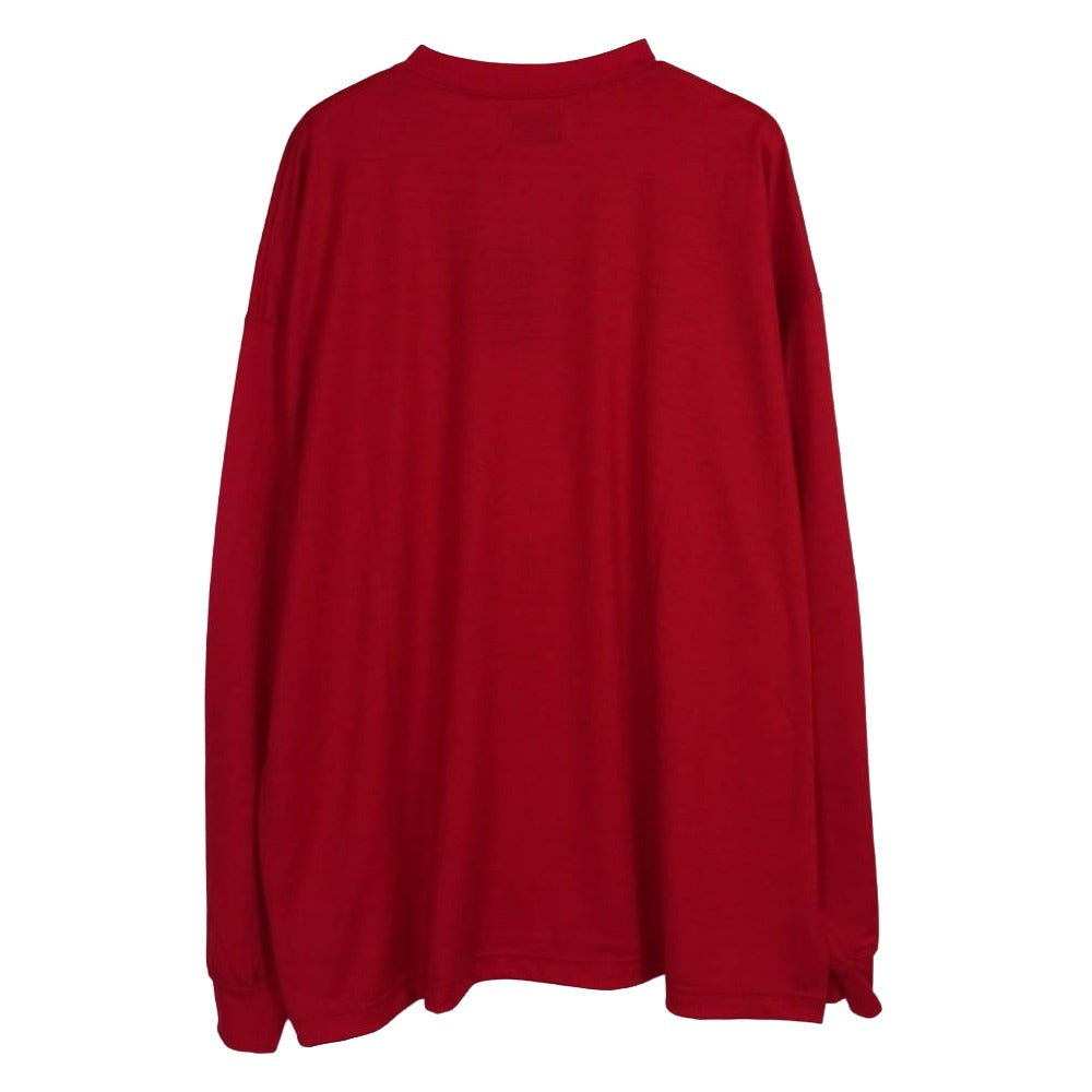 URBAN RESEARCH アーバンリサーチ URA7-11H003 WASHABLE MERINO WOOL V/N メリノウール Vネック ニット レッド系 M【極上美品】【中古】