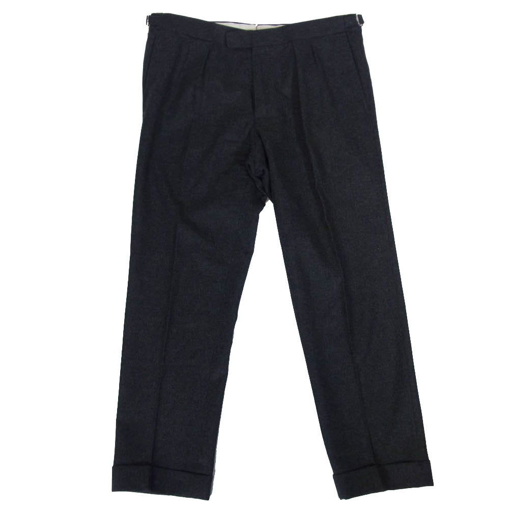 ベルナールザンス BEAMS ビームスF別注 ウール スラックス パンツ チャコール系 42【美品】【中古】