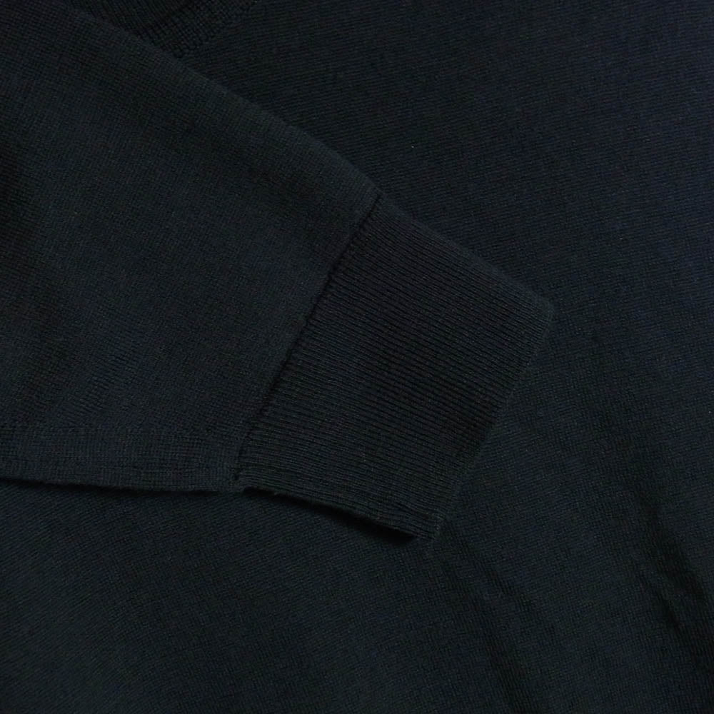 JOHN SMEDLEY ジョンスメドレー タートルネック ウール ニット セーター ブラック系 M【中古】