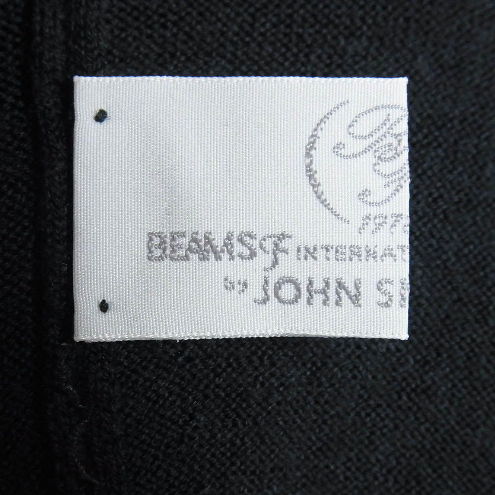 JOHN SMEDLEY ジョンスメドレー タートルネック ウール ニット セーター ブラック系 M【中古】