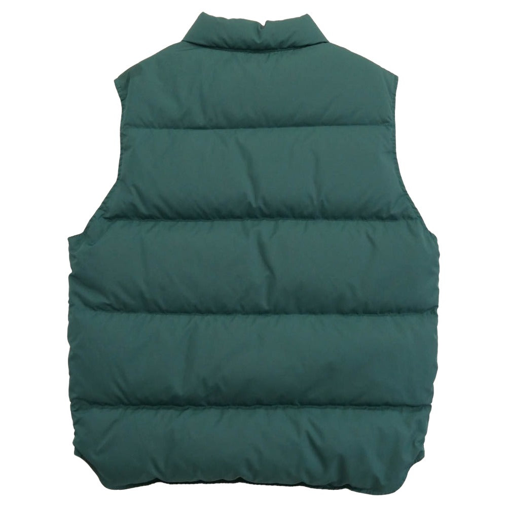 WOOLRICH ウールリッチ WOVE0100BE ×BEAMS F ビームスF VINTAGE VEST ヴィンテージ ダウン ベスト グリーン系 M【中古】