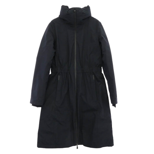 Herno ヘルノ PI00321DL-11123-9290 LAMINAR GORE-TEX ゴアテックス 止水ジップ スタンドカラー ラミナー ダウンコート ブラック系 38【中古】