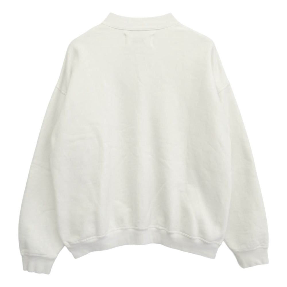 AURALEE オーラリー 18AW A8AC05SP 5525gallery 5525ギャラリー SWEAT BLOUSON スナップボタン スウェット生地 ブルゾン ホワイト系 5【中古】