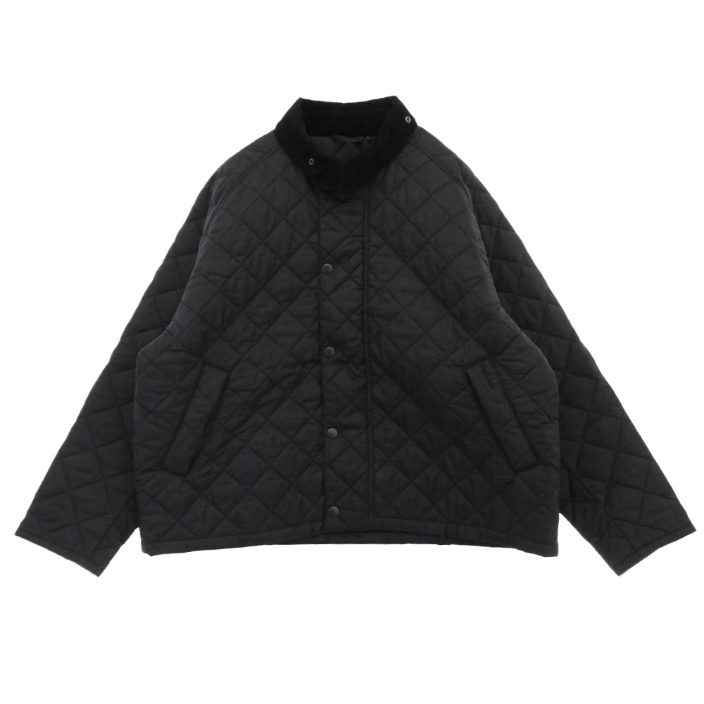 【新品未使用】Barbour ブラック barbour ブラック38TRANSPORT WAX JACKET