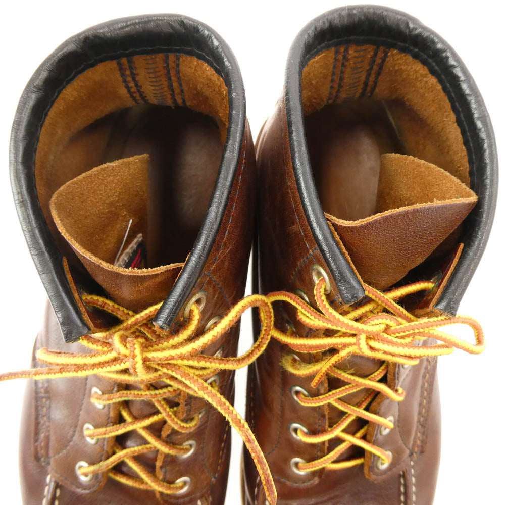 RED WING レッドウィング 8858 USA製 100周年モデル アイリッシュセッター ホーウィン クロム エクセル ワーク ブーツ ブラウン系 US 9E【中古】