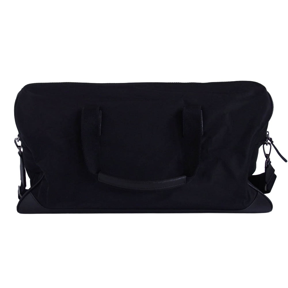 Furla フルラ ナイロン レザー ボストン バッグ ブラック系【中古】