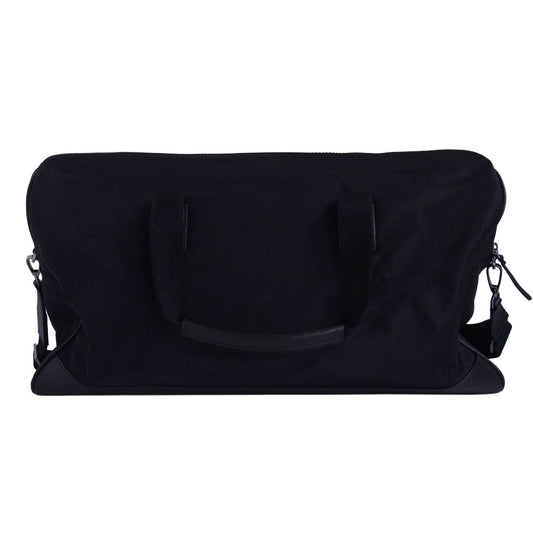 Furla フルラ ナイロン レザー ボストン バッグ ブラック系【中古】