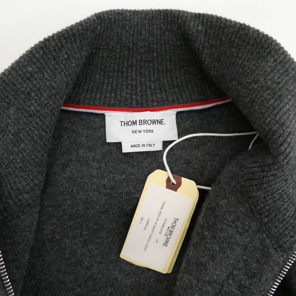 THOM BROWNE トムブラウン MJT526A-J0100-015 イタリア製 Giacca Zip
