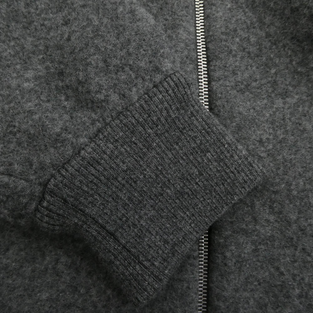 THOM BROWNE トムブラウン MJT526A-J0100-015 イタリア製 Giacca Zip In Lana ウール フリース ファネルネック ジップアップ ジャケット チャコール系 3【極上美品】【中古】 THOM BROWNE トムブラウン MJT526A-J0100-015 イタリア製 Giacca Zip