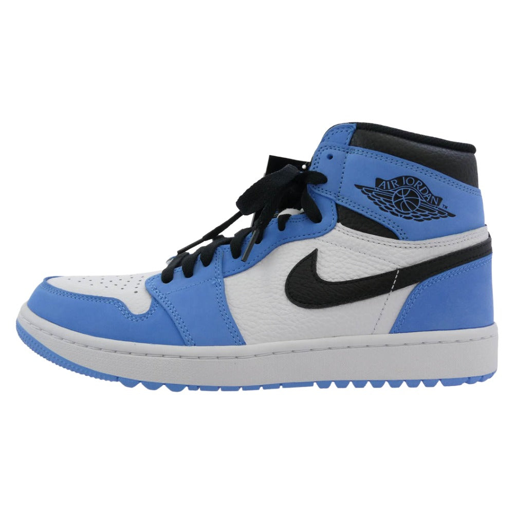 NIKE ナイキ Air Jordan 1 High Golf University Blue エアジョーダン1 ハイ ゴルフ ユニバーシティブルー スニーカー ブルー系 29cm【新古品】【未使用】【中古】