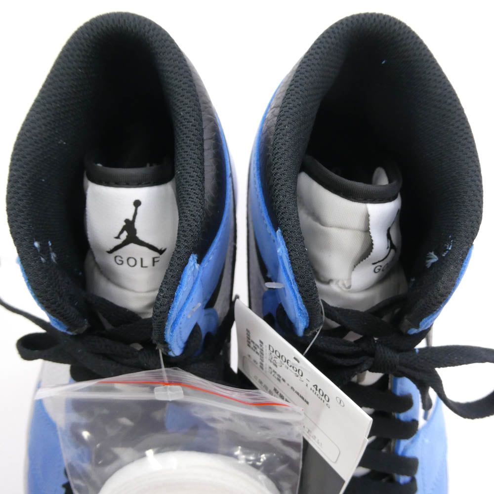 NIKE ナイキ Air Jordan 1 High Golf University Blue エアジョーダン1 ハイ ゴルフ ユニバーシティブルー スニーカー ブルー系 29cm【新古品】【未使用】【中古】