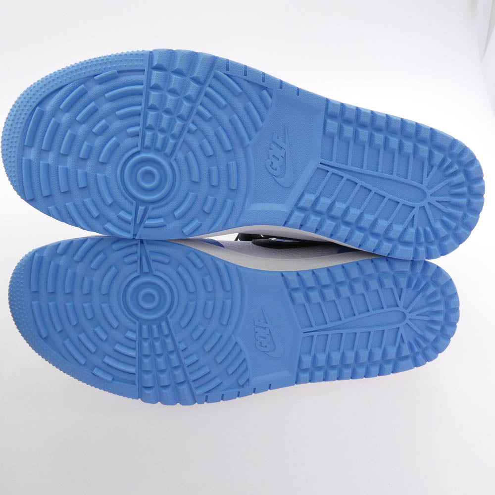 NIKE ナイキ Air Jordan 1 High Golf University Blue エアジョーダン1 ハイ ゴルフ ユニバーシティブルー スニーカー ブルー系 29cm【新古品】【未使用】【中古】