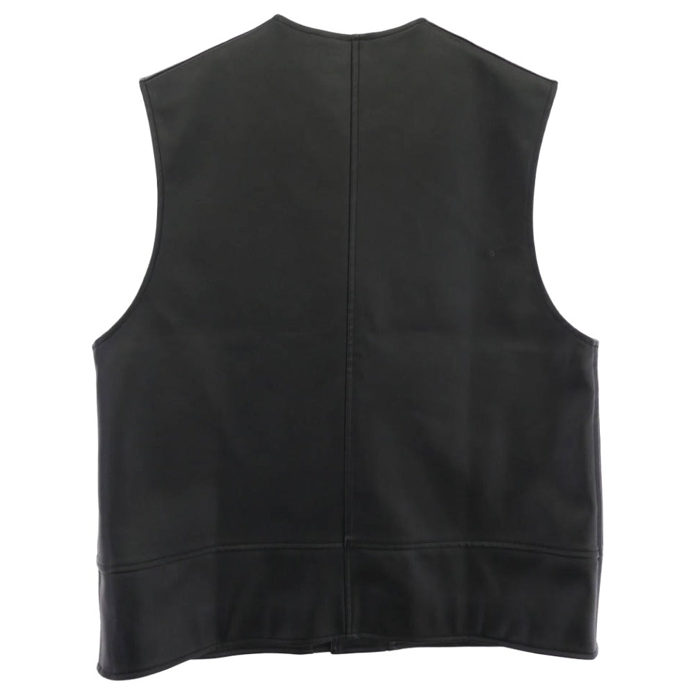 バッカーズ Vest JERKIN Type フェイクレザー ジャーキン ベスト ダークブラウン系 サイズ表記なし【中古】