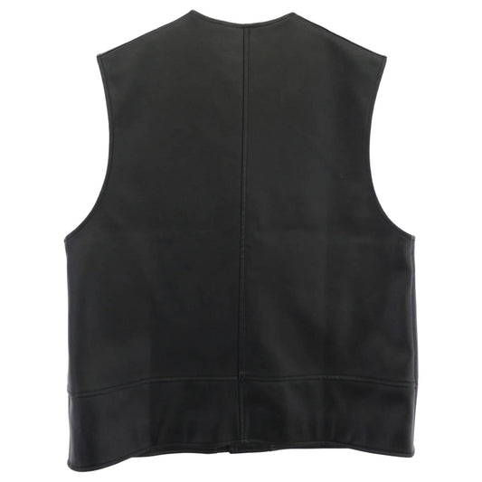 バッカーズ Vest JERKIN Type フェイクレザー ジャーキン ベスト ダークブラウン系 サイズ表記なし【中古】