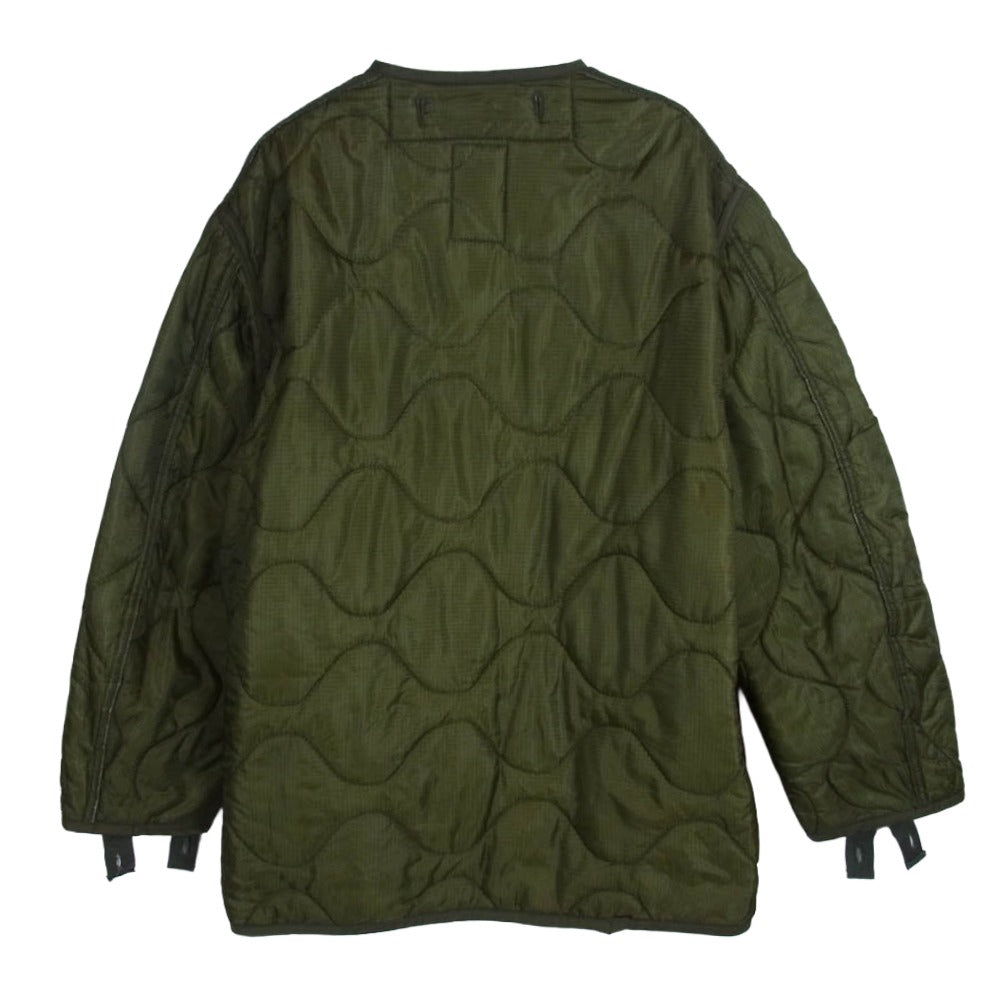 ユーエスアーミー Vintage ヴィンテージ 90s ミリタリー ライナー キルティング ジャケット モスグリーン系 M【中古】