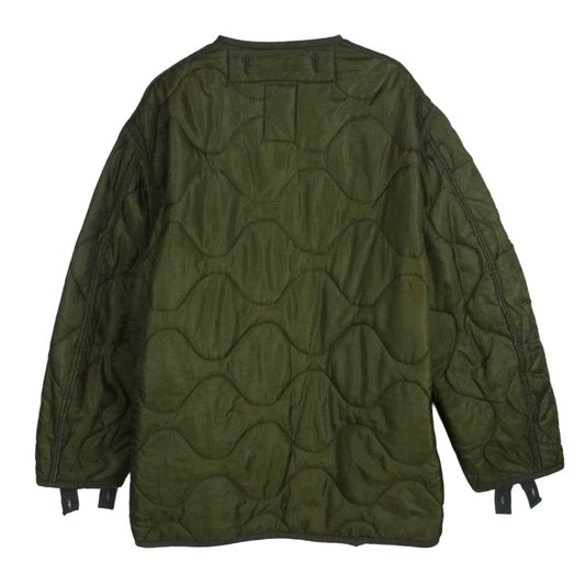 ユーエスアーミー Vintage ヴィンテージ 90s ミリタリー ライナー キルティング ジャケット モスグリーン系 M【中古】