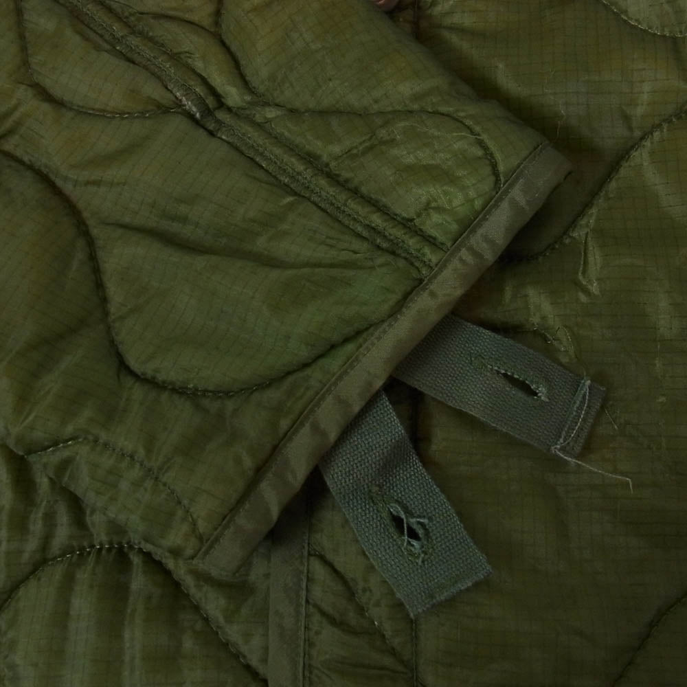 ユーエスアーミー Vintage ヴィンテージ 90s ミリタリー ライナー キルティング ジャケット モスグリーン系 M【中古】