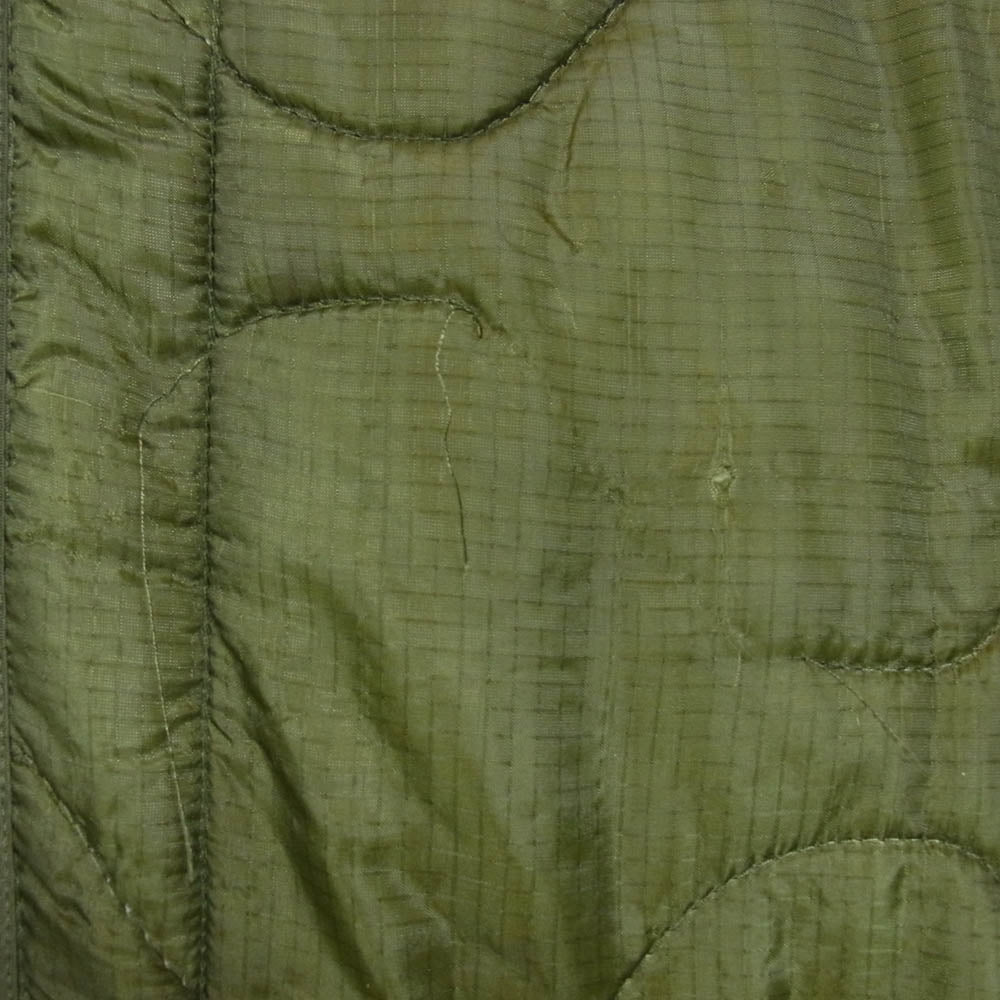 ユーエスアーミー Vintage ヴィンテージ 90s ミリタリー ライナー キルティング ジャケット モスグリーン系 M【中古】