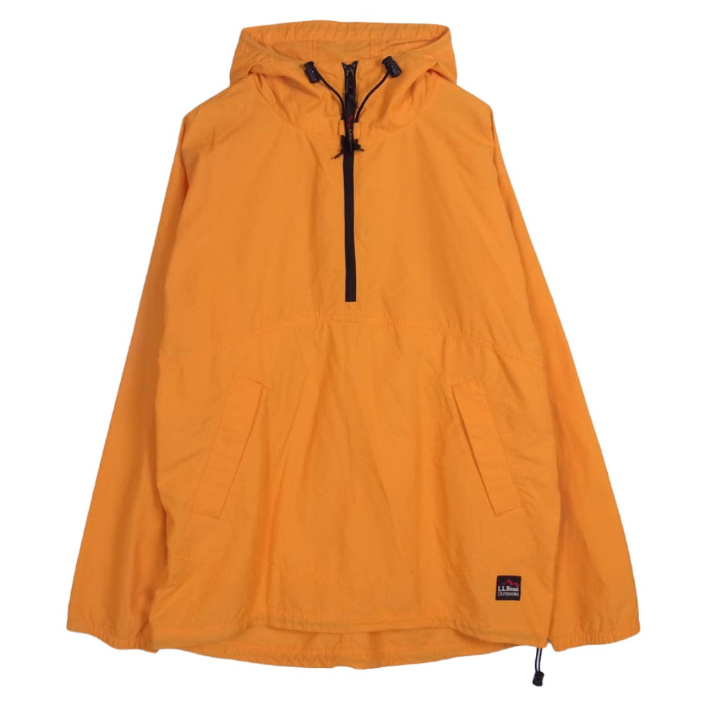 L.L.Bean エルエルビーン l.l.bean OUTDOORS 90s ナイロン アノラック パーカー オレンジ系 M【中古】