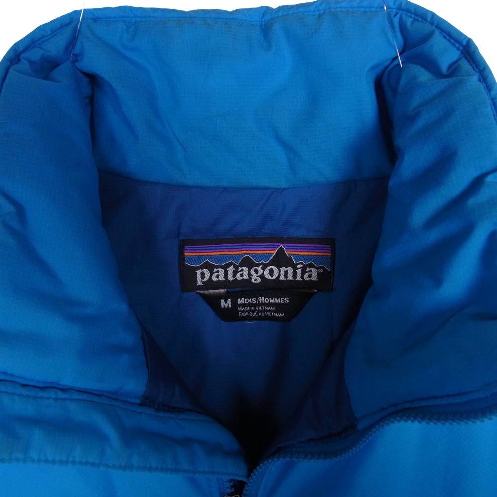 patagonia パタゴニア マイクロパフ パファー 中綿 ジャケット ライトブルー系 M【中古】