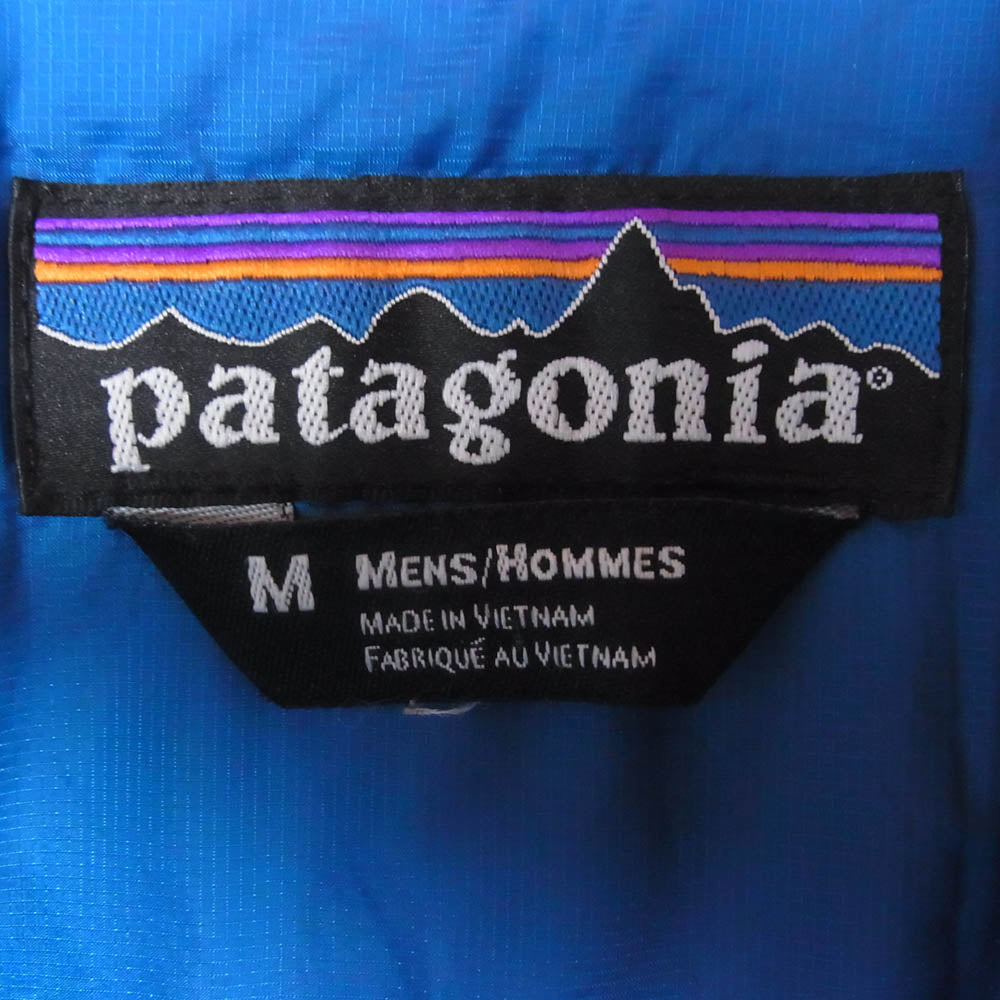 patagonia パタゴニア マイクロパフ パファー 中綿 ジャケット ライトブルー系 M【中古】