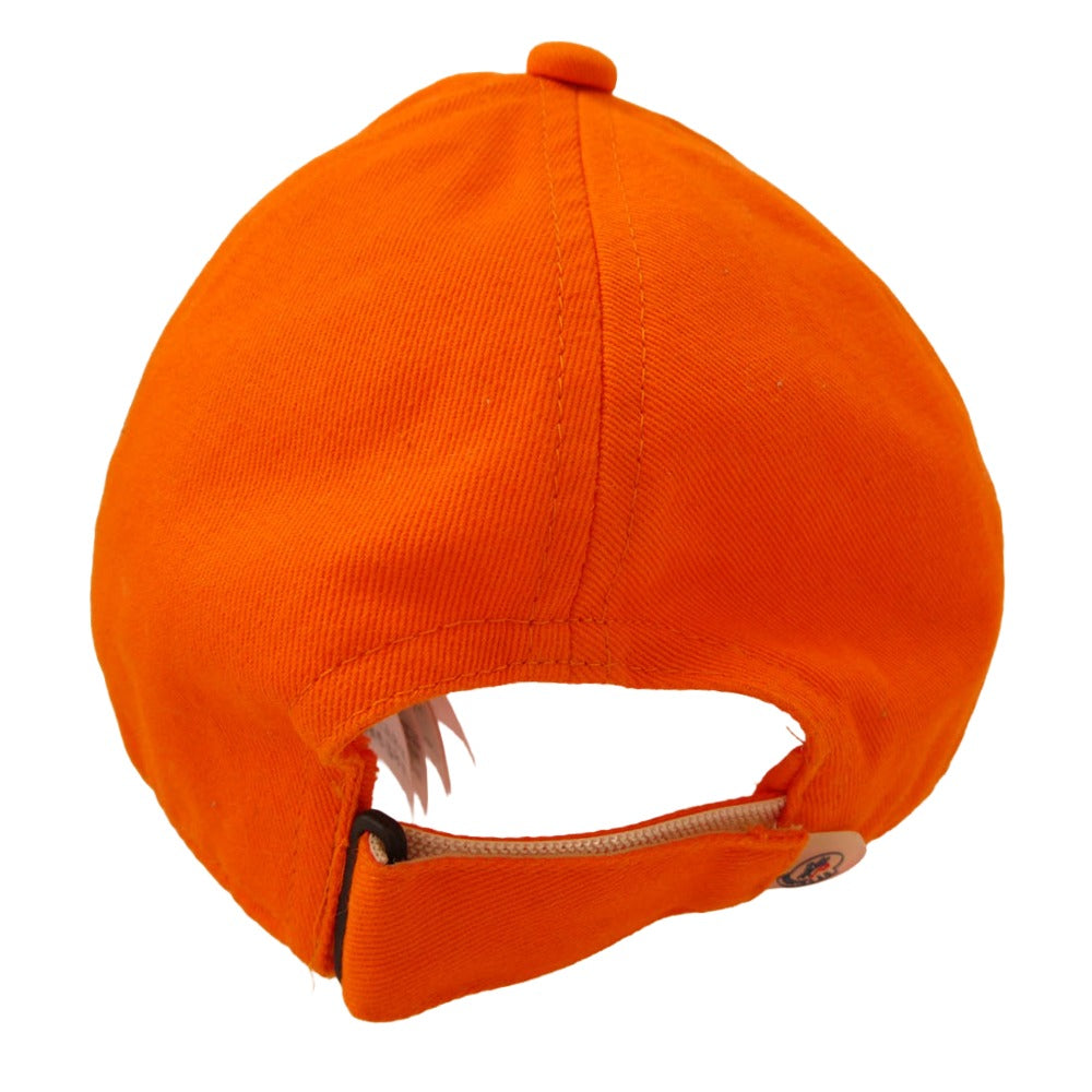 MONCLER モンクレール 23SS I19543B00005 Kids Logo Pattern Baseball Hat キッズ エンボス ロゴ ベースボール キャップ オレンジ系 S 50-52cm【中古】