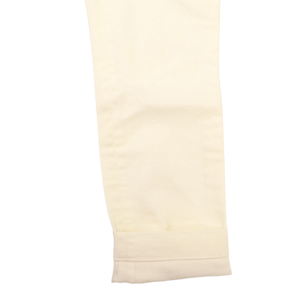 GUCCI グッチ 374561 XD278 イタリア製 60s skinny ビジュー 装飾付 ホワイト デニム パンツ ホワイト系 36【中古】