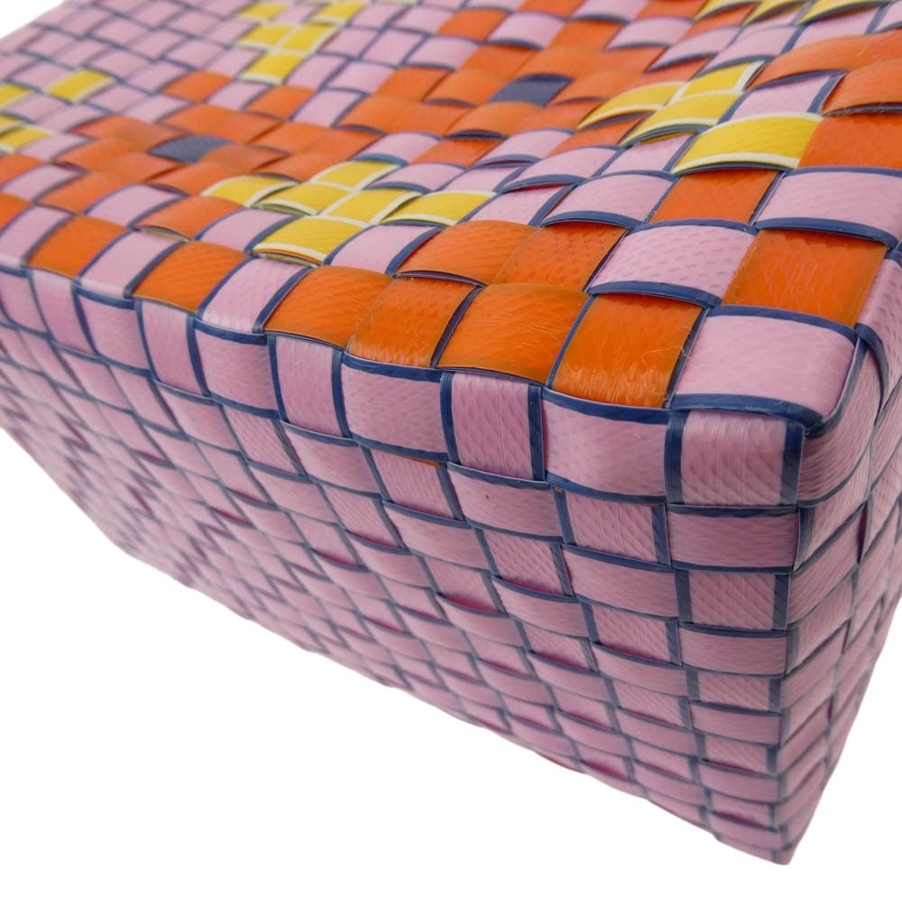 MARNI マルニ かごバッグ ハンドバッグ ピンク系 マルチカラー系【中古】