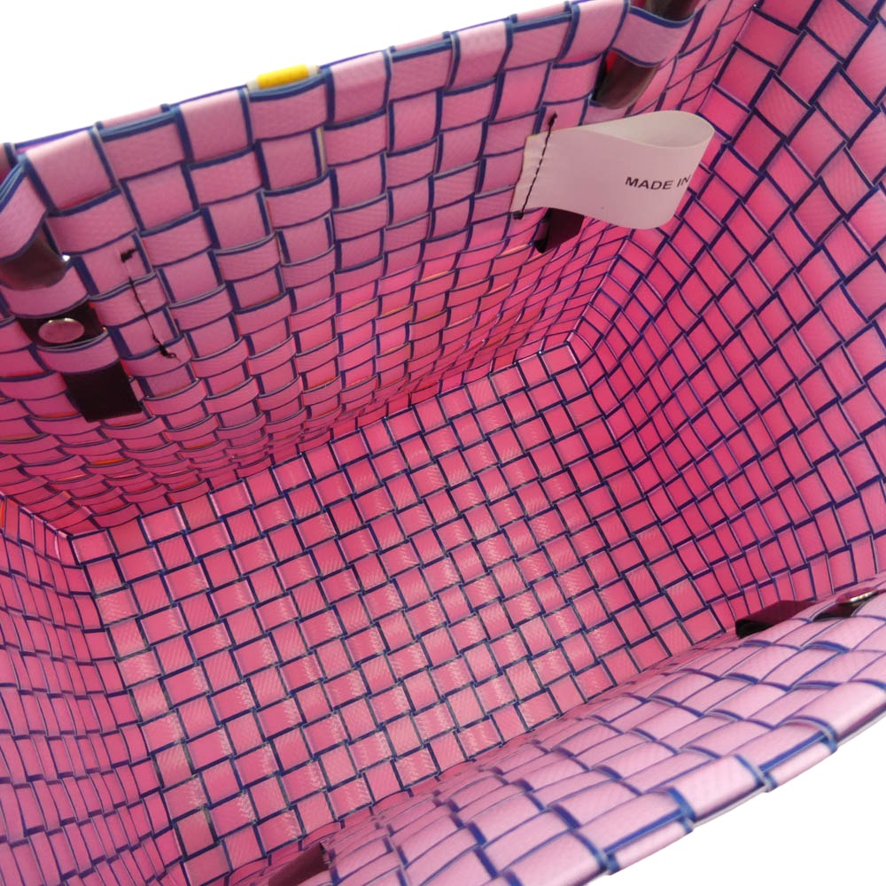 MARNI マルニ かごバッグ ハンドバッグ ピンク系 マルチカラー系【中古】