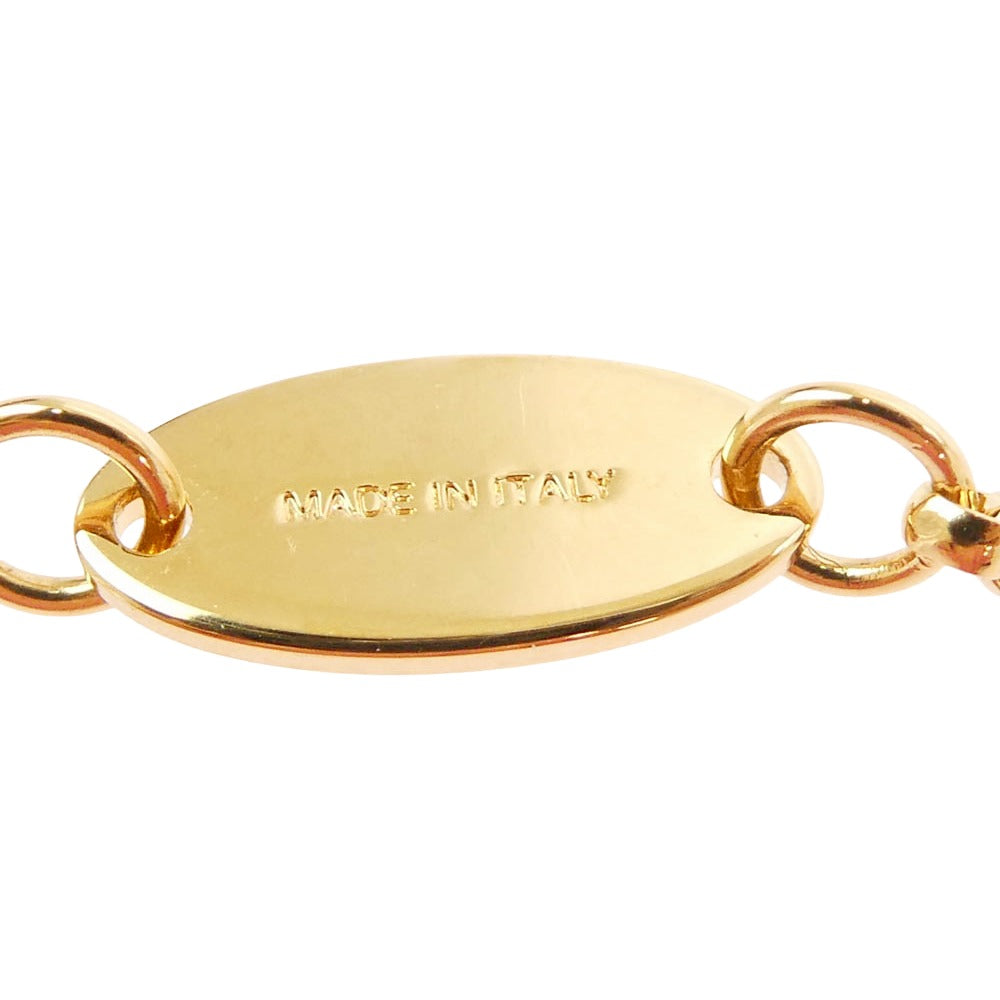 VALENTINO ヴァレンティノ イタリア製 ガラヴァーニ Vロゴ ゴールド ブレスレット ゴールド系 表記なし【美品】【中古】