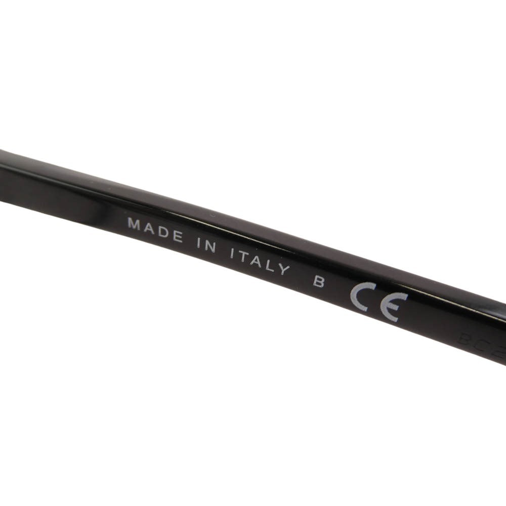 CHANEL シャネル 3281-A イタリア製 サイド ココマーク メガネ 伊達メガネ アイウェア 替えレンズ 純正ココマーク レザーケース付 ブラック系 54□17 140【中古】