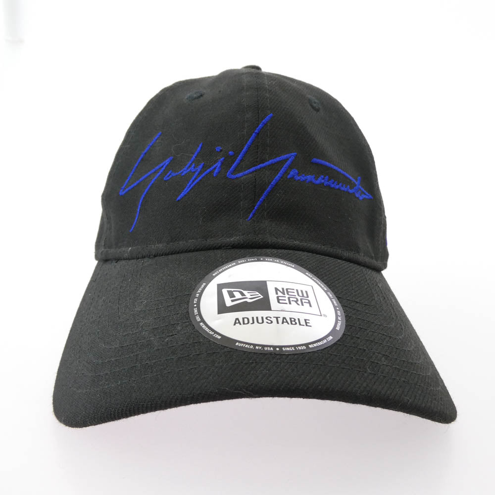 Yohji Yamamoto POUR HOMME ヨウジヤマモトプールオム HH-H52-160 NEW ERA ニューエラ 930 YY SIGN ロゴ刺繍 キャップ 帽子 ブラック系【中古】