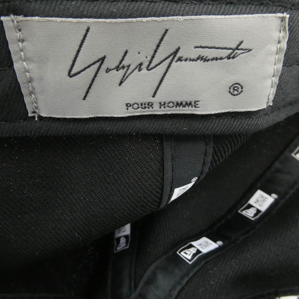 Yohji Yamamoto POUR HOMME ヨウジヤマモトプールオム HH-H52-160 NEW ERA ニューエラ 930 YY SIGN ロゴ刺繍 キャップ 帽子 ブラック系【中古】