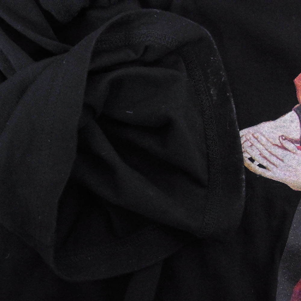 Yohji Yamamoto POUR HOMME ヨウジヤマモトプールオム 24SS HS-T97-988 COMBED SINGLE J PIGMENT PT PT SHORT SLEEVE コーマ天竺 顔料プリント 半袖 Tシャツ カットソー ブラック系 3【中古】