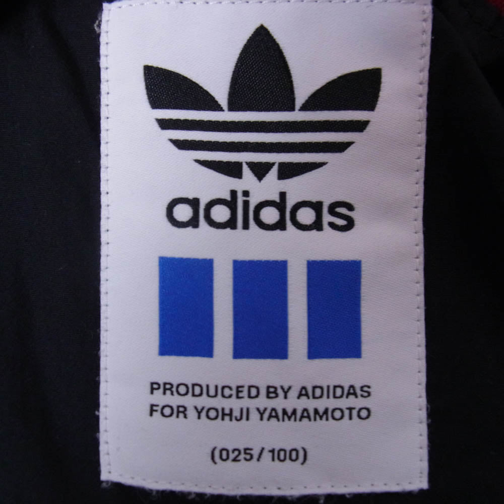 Yohji Yamamoto ヨウジヤマモト × ADIDAS アディダス 19SS FK9856 BECKENBAUER TRACKTOP ロゴ刺繍 ベッケンバウアー トラックジャケット ジャージ エンジ系 M【中古】
